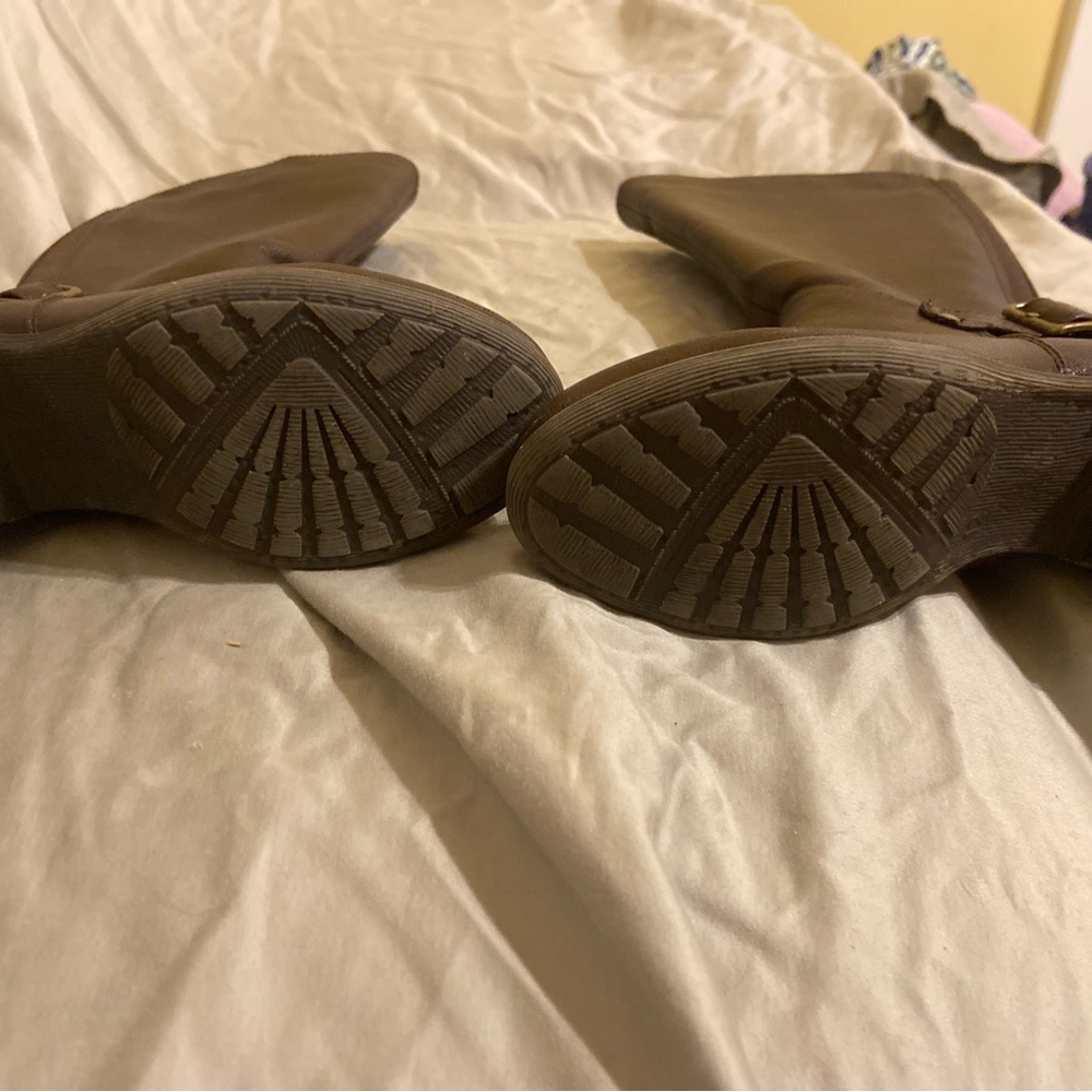 Brown Knee-High Boots